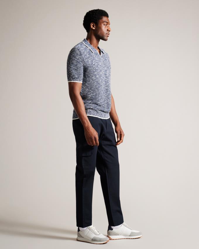 Pantalon Ted Baker Slim Fit Cargo Bleu Marine Homme | MQH-15671126